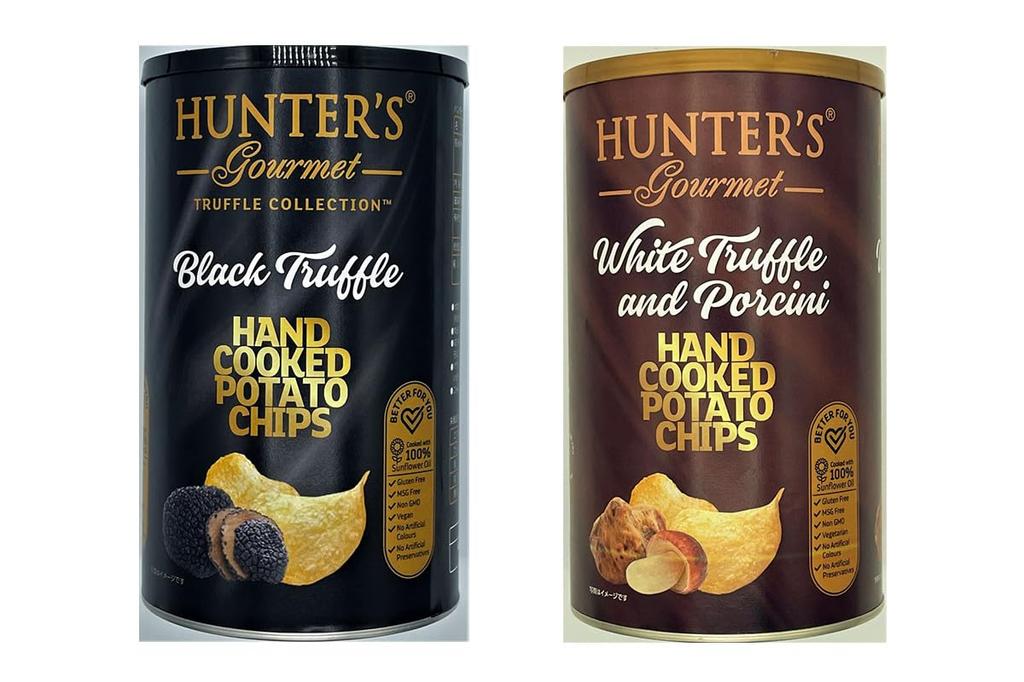 Картофельные чипсы 150 г 2 вида Трюфель Трюфель Белые грибы PSJBOX Большая банка Dubai Luxury Картофельные чипсы Hunter Картофельные чипсы Большая банка Hunter's (Черный вкус/Белый и