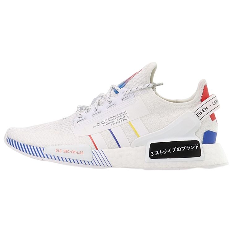 Adidas NMD_R1 V2 White Blue Unisex Sneakers FY1439