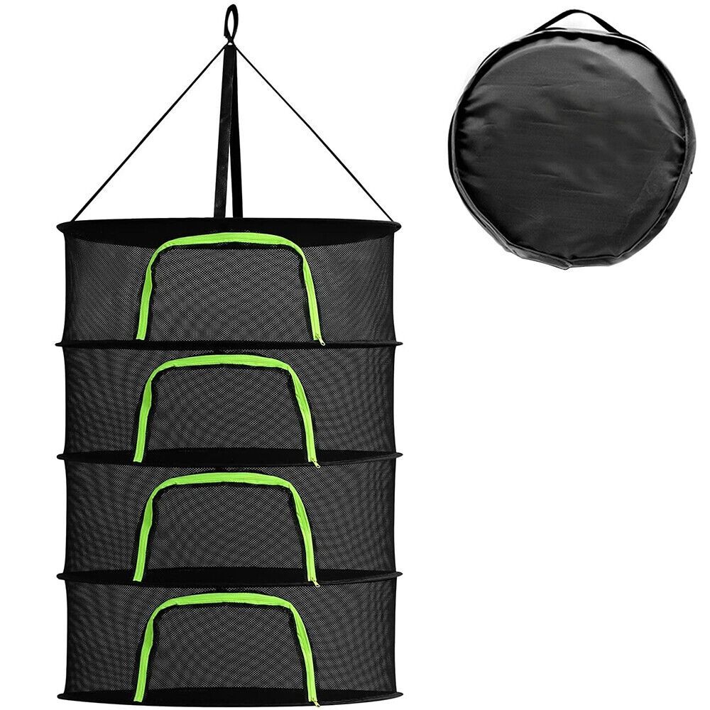 Для растений Подвесная сушилка для бобов с застежкой-молнией Сушильная сетка для трав Подвесная сушилка Сетка для сушки