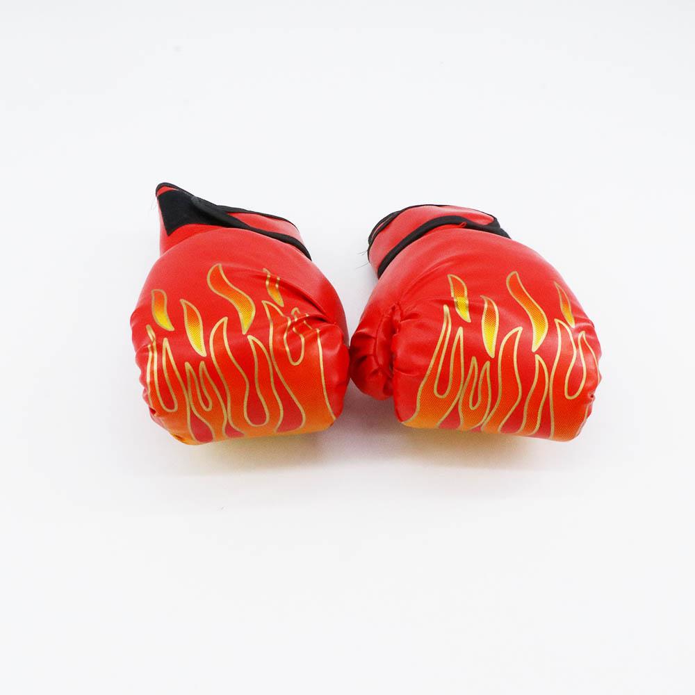 PU Leather Breathable Fighting Boxing Training Glove Flame Gloves Boxing Gloves Sparring Glove
