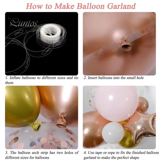 140 шт. комплект воздушных шаров в виде арки, розовый, золотой, белый, розовый, кардиоидный воздушный шар с пентаграммой, гирлянда на день рождения, свадьбу, выпускной, детский душ, свадебный день Святого Валентина