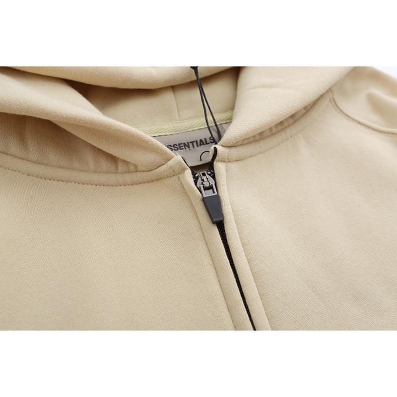 Essentials Zipper Hoodies Sweatshirts Luxury Designer Brand Clothes Harajuku Streetwear Tracksuits Pullover Hoodies for Men Women