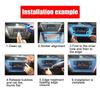 Для Nissan Sylphy Sentra B17 2012-2015 Внутренняя центральная панель управления Ручка двери Защитная пленка из углеродного волокна Аксессуар для автомобиля