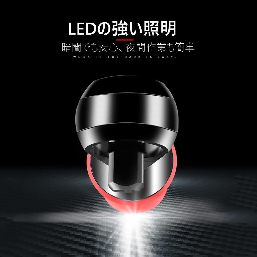 Hooha Rechargeable Ratchet Electric Ratchet 12V Max Torque 2 Infinitely Variable Load LED Tire Auto Nut Bolt Vehicle Stage Tire 6 Impact Storage