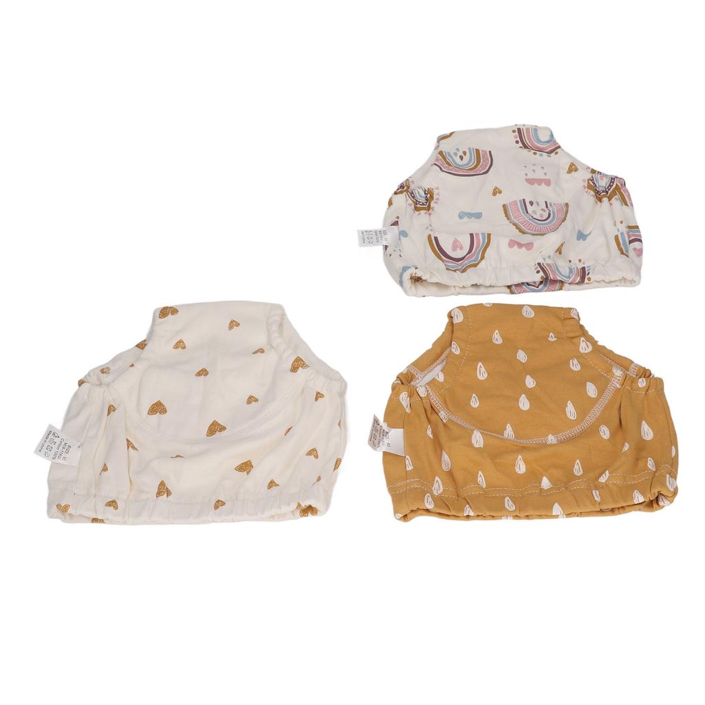 3pcs Baby Absorbent Training Pants Reusable Washable 6 Layers Gauze Breathable Urinary Isolation