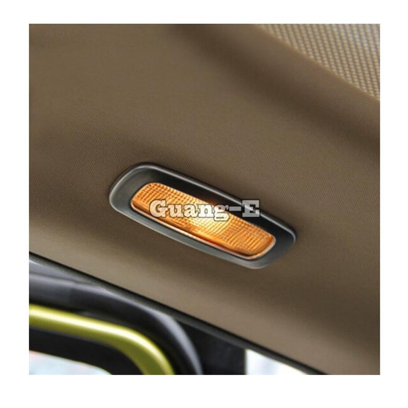For Suzuki S-cross Scross SX4 2014 2015 2016 2017 Car ide Sticker ABS Matte Head Read Front Reading Light Lamp Trim Frame