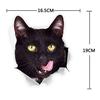 3D 5 Kinds Of Funny Cute Cat Side Car Stickers Vinyl Car Body Wall Window Decal