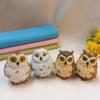 Outdoor Courtyard Easy Use Car Decoration Resin Crafts Owl Ornaments Mini Owl Miniatures Figurine