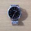 Подержанные аналоговые часы FOSSIL черные