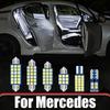 Для Mercedes W203 W204 W166 W169 W245 W246 W218 W211 W212 W209 C209 C204 C207 Viano Vito W639 Автомобильный светодиодный свет Аксессуары для интерьера