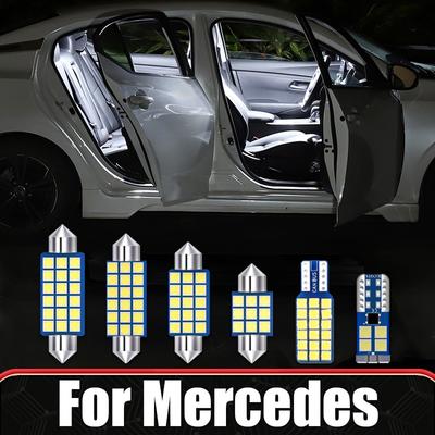 Для Mercedes W203 W204 W166 W169 W245 W246 W218 W211 W212 W209 C209 C204 C207 Viano Vito W639 Автомобильный светодиодный свет Аксессуары для интерьера