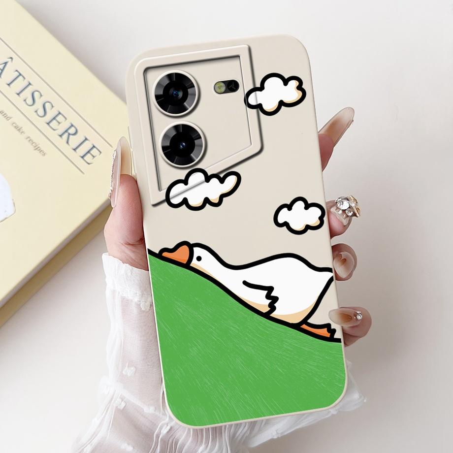 For Tecno Pova 5 4G LH7n Phone Case Back Cover Luxury Matte Soft Liquid Silicone Fundas For Tecno Pova 5 Pro 5G LH8n Bumper Capa
