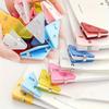 1pcs Creative Triangle Clip Bill Clip Book Paper Corner Clip Binder Clip For Desk Storage Shelf Office Desktop Organizer