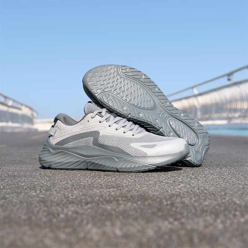 361° Men's Sports Shoes, Spring And Summer Thin Breathable Mesh Cloud Walking Commuter Casual Running Shoes for Men, 672422210-8
