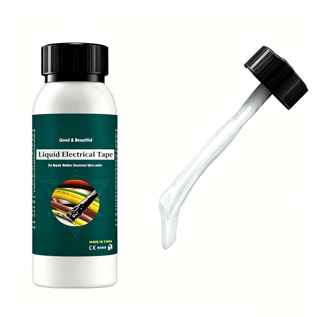 Liquid Electrical Tape 50ml Insulating Paste for Wire Repair High Temperature Resistant Fast Drying Adhesive for Automotive Electrical Connections