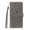 For Xiaomi Redmi Note 14 4G (164.84mm) Leather Case Cat Bee Pattern Phone Cover Wallet Stand with Strap