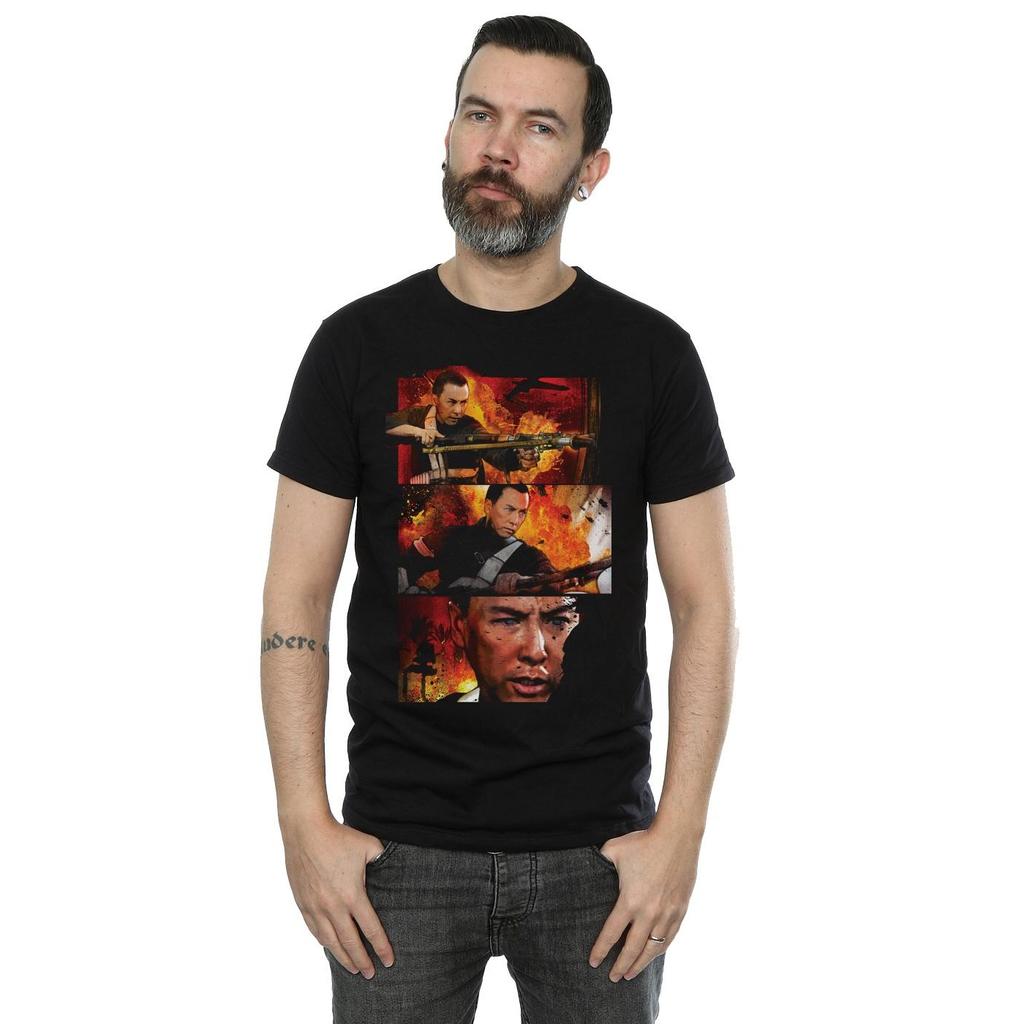 STAR WARS Mens Rogue One Chirrut Comic Strip T-Shirt