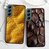 Чехол для телефона под крокодилью кожу для Samsung Galaxy S22 S25 Ultra S21 S10 Plus S26 Edge S20 S23 S24 FE Чехол Силиконовый Мягкий ТПУ Прозрачный