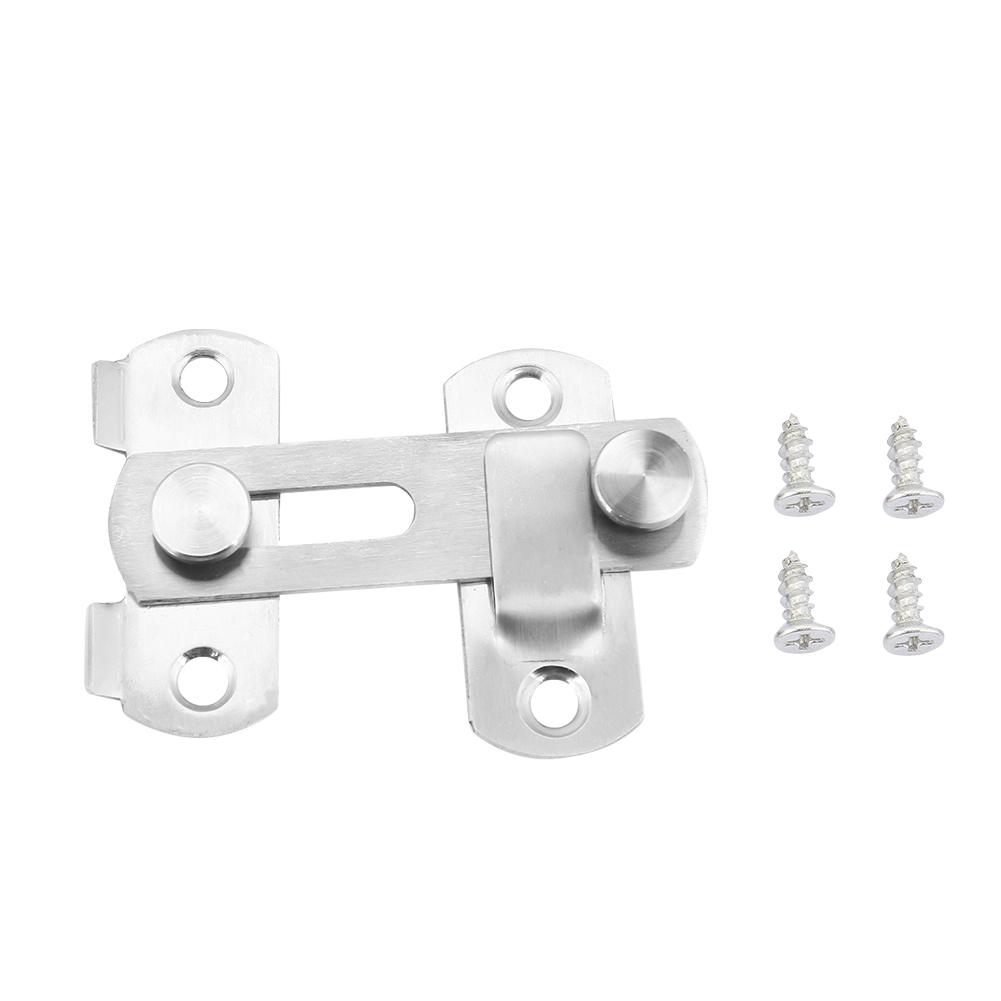 Stainless Steel Latch Lock for Window Cabinet Pet Cage Sliding Door Accessorries