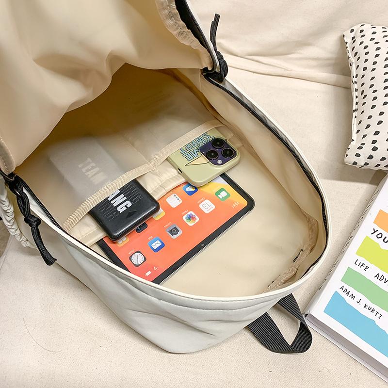 Студенческий школьный рюкзак большой вместимости, легкий нейлоновый рюкзак для путешествий