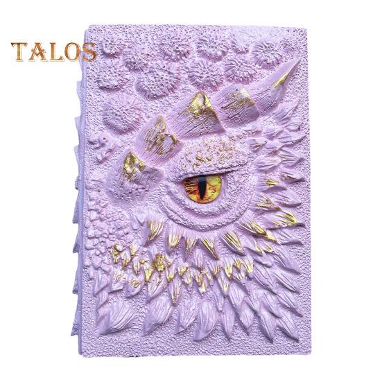 3D Dragon Eye Journal Твердый переплет из смолы Винтажный тисненый Devil Eye Дорожный блокнот Скетчбук Блокнот Дневник Коллекция Любителей Драконов Подарок