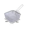 Deep Fry Frying Basket Handle Sivler Stainless Steel