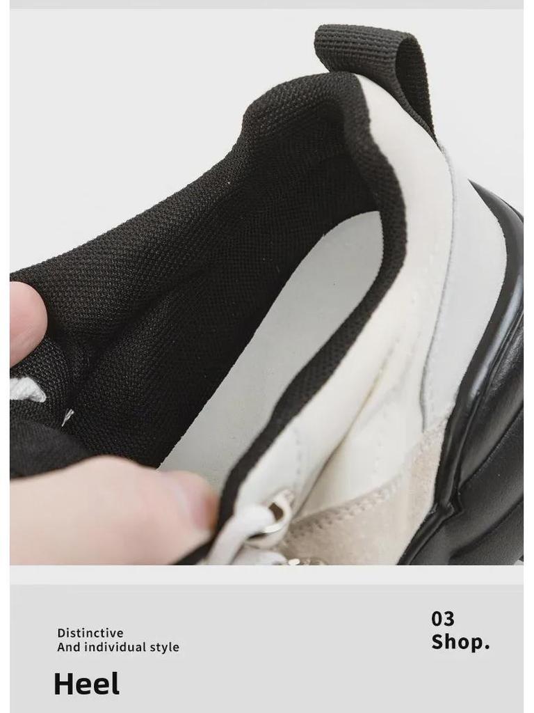 Женские кеды с квадратным носком 2024 года — Love Design, повседневные нишевые спортивные туфли для папы с толстой подошвой на весну и осень