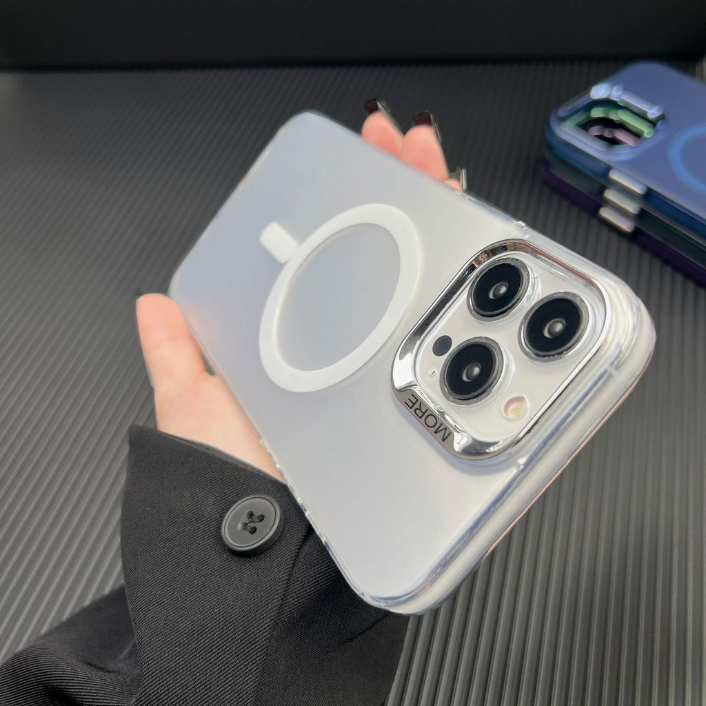 Сплошной цвет, гальванизированный, цветной, серебристый, подходит для Apple 15, чехол для мобильного телефона с магнитной присоской, iPhone16, Advanced Sense 13, Promax, жесткий чехол 12
