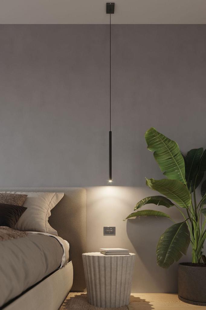 PASTELO 5 black hanging lamp