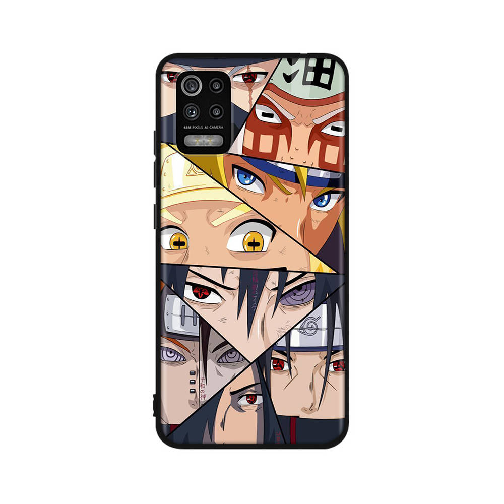 Чехол DT13 Naruto Anime для OPPO Reno 8 6 5 4 Pro Find X3 A17 A31 A38 A40 A53 A54 A55 A74 A76 A78 A77 A80 A94 A95 A96 Lite, черный мягкий чехол