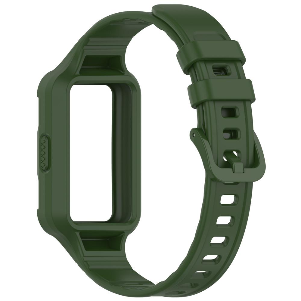 Мягкий силиконовый цельный защитный чехол + ремешок для Huawei Band 11, Ударопрочный спортивный сменный ремешок для умного браслета Huawei Band 11