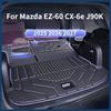 Car Trunk Mats For Mazda EZ-60 CX-6e J90K 2025 2026 2027 Waterproof Rug Cargo Liner Storage Cover Back Seat Pad Auto Accessories