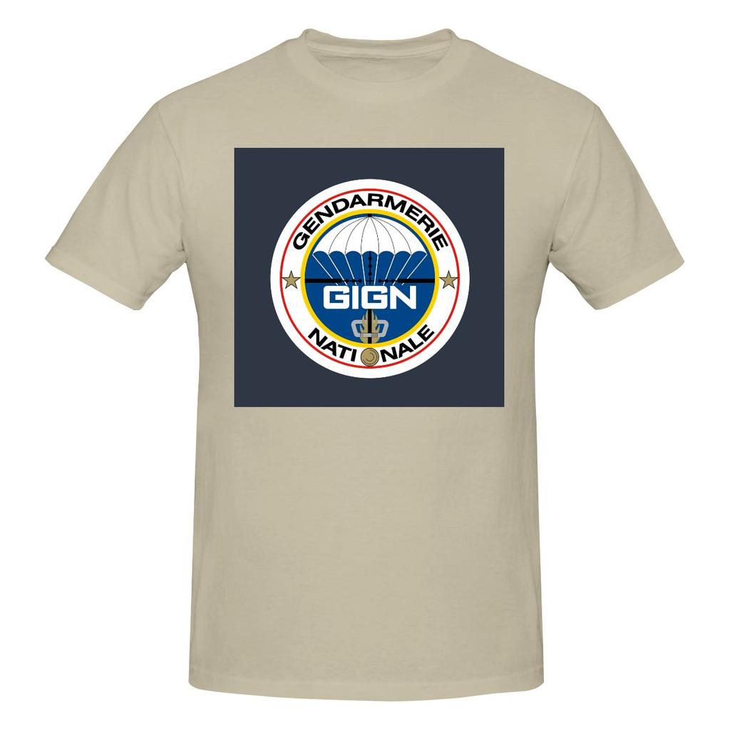 National Gendarmerie Intervention Delicate Tshirtniche Design Ecofriendly Printing Short Sleeve