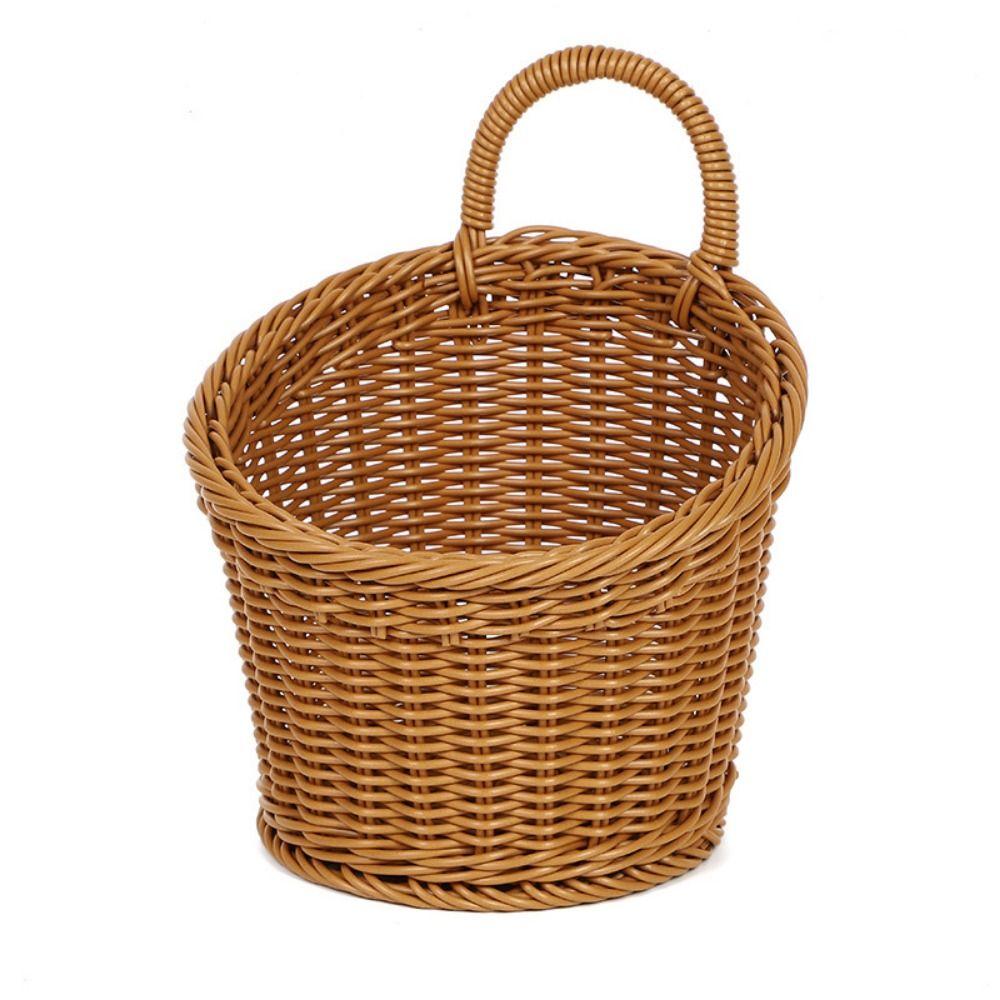 Woven Vegetable Fruit Storage Baskets Hanging Garden Plant Baskets  Kitchen Decoration