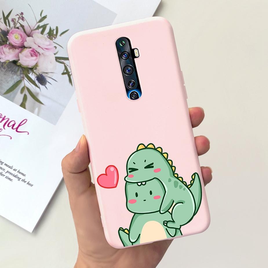 For Oppo Reno 2 Case Reno 2F 2Z Cute Fashion Cartoon Cover Soft Silicone Phone Cases For Oppo Reno2 F Z Reno 2Z 2F Reno2F Bumper