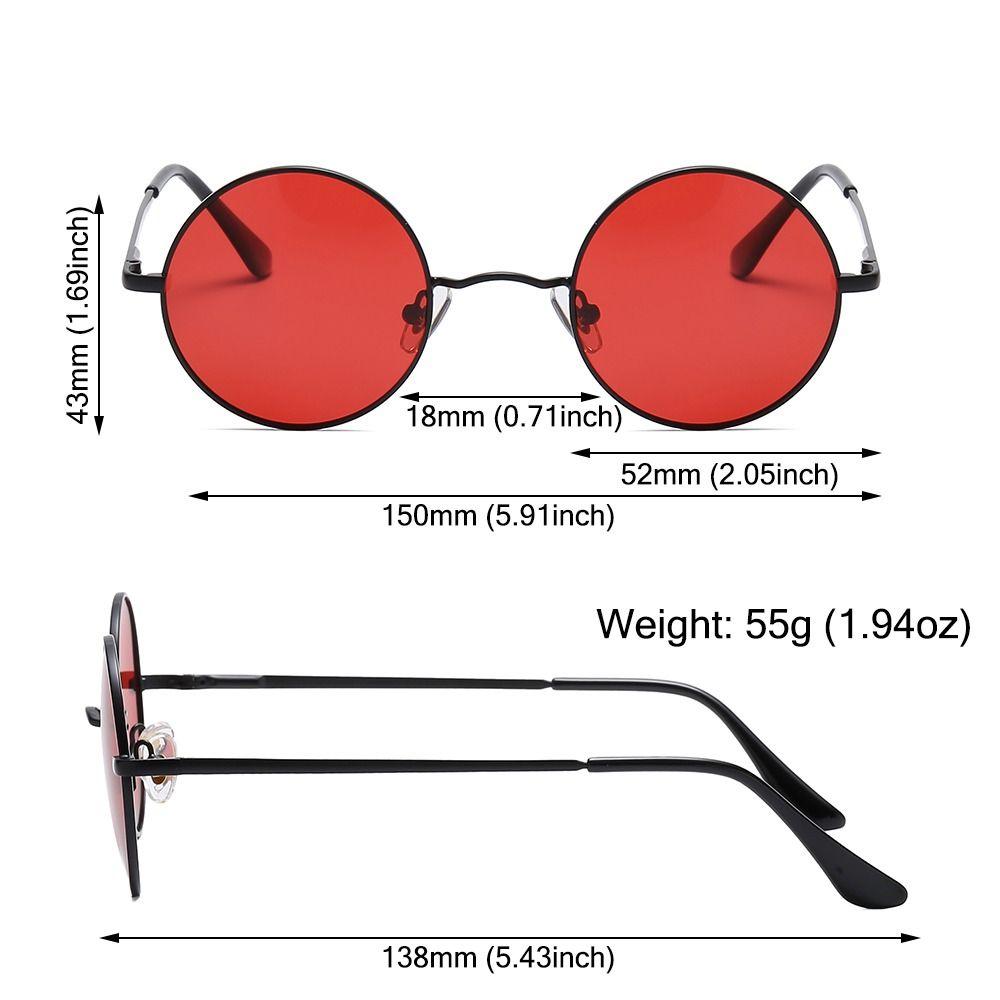 Поляризованные маленькие круглые солнцезащитные очки Металлические очки Ретро Панк Шейды для мужчин и женщин