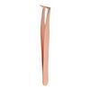 Eyelash Extension Tweezers Stainless Steel Professional Precise Comfortable Grip Tightly Tip Lash Tweezers Rose Gold