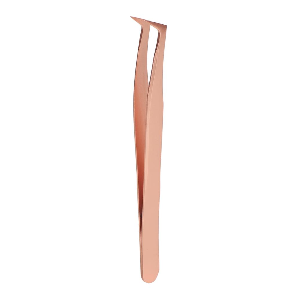 Eyelash Extension Tweezers Stainless Steel Professional Precise Comfortable Grip Tightly Tip Lash Tweezers Rose Gold