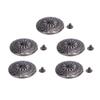 5 Set Decorative Rivet 30mm Alloy 4.5mm Crossing Screw Back Leather Stud Set for Leather Bag Pants