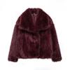 Kaslead New Arrival Women's Clothing Fashion Style Artificial Fur