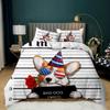 Luxury 3D Bedding Set Europe Queen King Double Duvet Cover Set Bed Linen Comfortable Blanket/Quilt Cover Bed Set Animal Lie Down