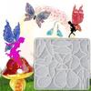 Reusable Silicone Jewelry Accessory Crafting Mold Flexible Silicone Craft Mold for Butterfly Wing Embellishments