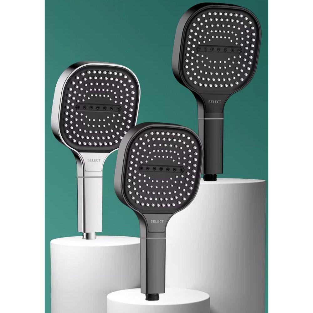 Высокое давление воды Массаж Аксессуары для ванной комнаты 3 режима Душ Замена Душевая Головка Универсальный