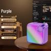 Портативная мини-квадратная Bluetooth-колонка с долгоиграющим сабвуфером для использования на улице