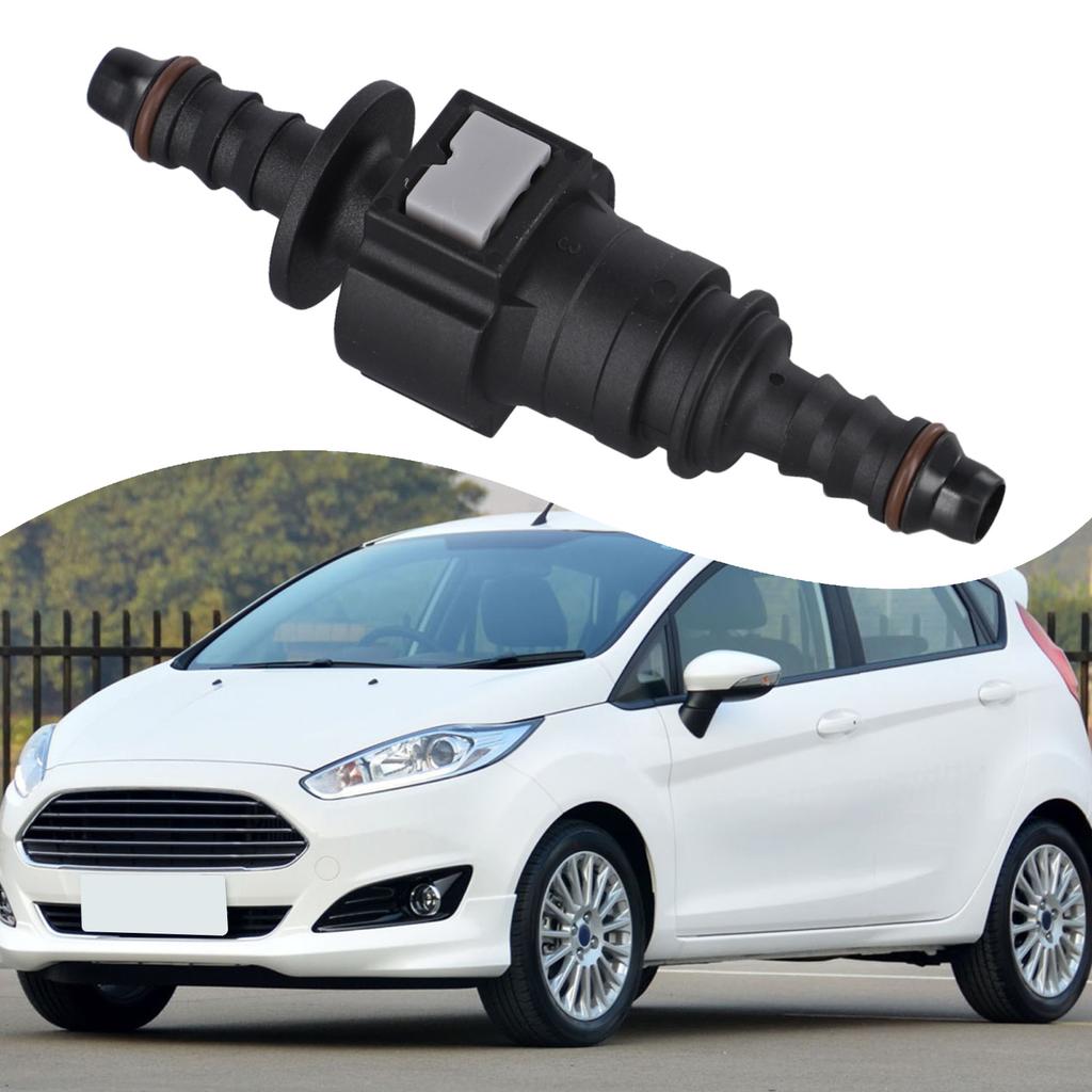 Быстроразъемное соединение топливной магистрали для резиновых шлангов с внутренним диаметром 8 мм и нейлоновых трубок 6,35 мм