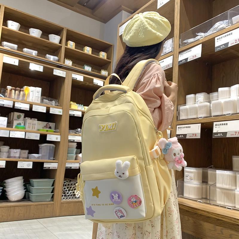 Школьный рюкзак женский большой емкости рюкзак для школьника средней школы компьютерный рюкзак