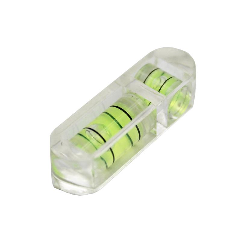 Акриловый пузырьковый уровень Mini T-типа, зеленый пузырьковый уровень для измерительного прибора 29,5*8,8*7,3 мм