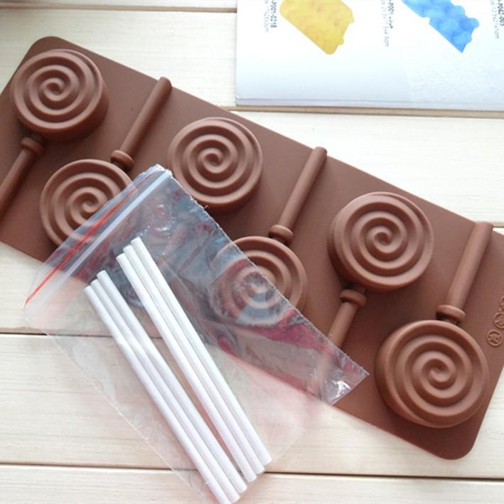 Silicone Lollipop Molds: Various Shapes, Oven-Safe for Small Lollipops and Cakes