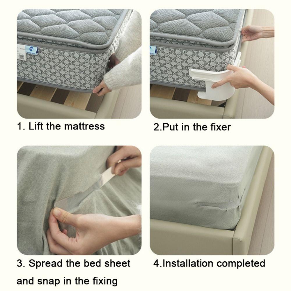 4 шт. регулируемые зажимы для простыней пластиковые зажимы для простыней невидимый держатель для простыней для дома