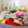 1pc Crayon Shin chan Blanket Soft All Season Throw with Vibrant Design, Perfect for Home, Travel, and Gifts, Ideal for Naps and Camping